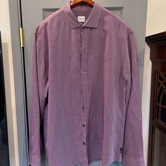 Armani dress shirt, excellent condition. Xl - Picture 1 of 2
